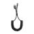 Kabel Baseus Sprężynowy, USB na Lightning, 1m, 2A, czarny 40313654