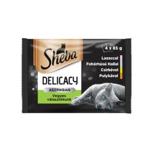 SHEBA alutas 4-pack mix 4*85g 114745079 - Macskaeledel