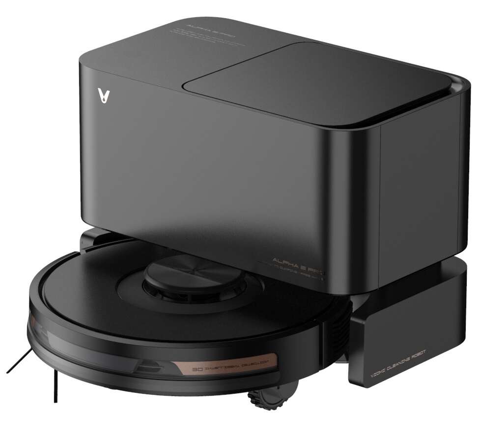 Viomi Alpha 2 Pro Smart Robotic odkurzacz ze stacją zbierającą kurz 55W #czarny