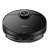 Front view of Midea M7 Pro black robot vacuum cleaner