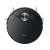 Midea M7 Pro robot vacuum cleaner, black, top view with side brushes