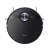 Midea M7 Pro robot vacuum cleaner, black, top view with side brushes