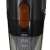 Deerma DX115C corded stick vacuum cleaner, black, dust cup, close-up