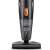 Deerma DX115C corded stick vacuum cleaner, black, dust cup, close-up