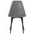vidaXL Szürke Étkezőszék Elölnézet