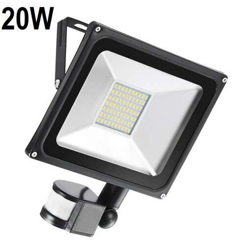 LED Reflektor - Mozgásérzékelő - 20W - IP65