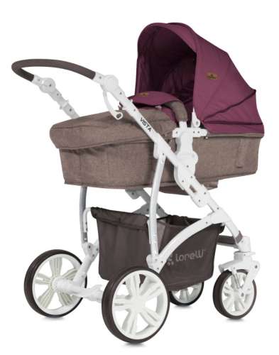 Lorelli Vista 2in1 Babakocsi #bézs-piros 2018