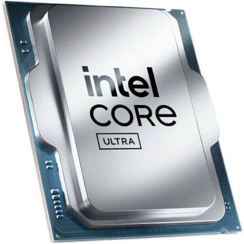 Procesor Intel Core Ultra 9-285K - Prim-plan al CPU-ului pentru jocuri high-end și stații de lucru