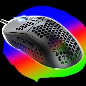 Myszka gamingowa Spirit of Gamer S-PM4 RGB, widok pod kątem - Mysz