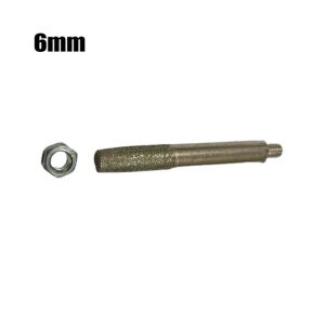 6 mm-es gyémánt csiszolófej körömfúróhoz, 6 mm-es gyémánt csiszolófej körömápoláshoz, 6 mm-es gyémánt csiszolófej manikűrhöz, 6 mm-es gyémánt csiszolófej pedikűrhöz, 6 mm-es gyémánt csiszolófej ékszerkészítéshez - Szerszám tartozék