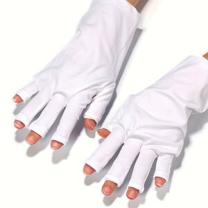 Mănuși UV pentru manichiură cu gel, manichiură fără degete, mănuși protectoare UV pentru uz casnic și exterior 114786911 - Design de unghii