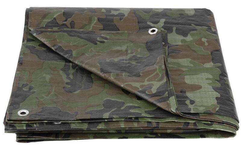 Camouflage Tarpaulin, 3x4 meters, 80g/m2