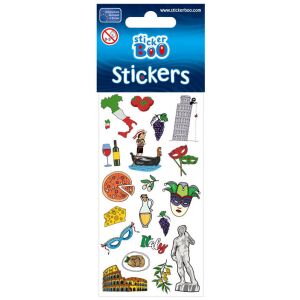 Utazás, Olaszország matrica szett