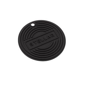 Stellar Kitchen Pfannen-/Topfschutz, Silikon, 13 x 0,3 cm, schwarz 114805258 - Stellar