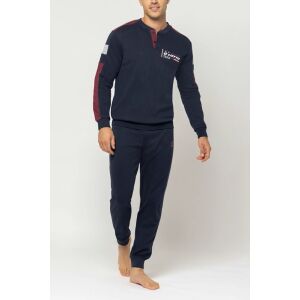 Langer Pyjama für Herren Lotto LA2106/C 3XL INTL Blau 114805697 - Herrenbekleidung