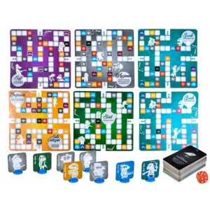 Szpiedzy társasjáték teljes készlet, stratégiai játék táblákkal, kártyákkal és bábukkal - Felnőtt ajándék