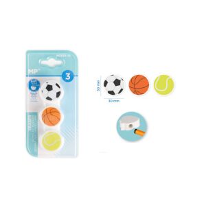 Guma pre chlapcov - sada 3 kusov 117455633 - Kancelárske doplnky