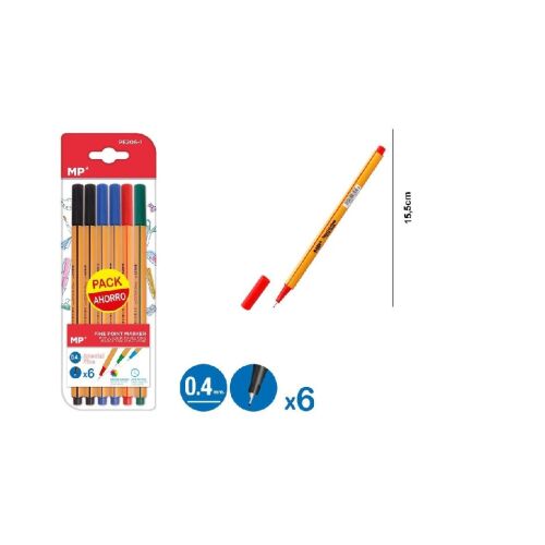 Feines Filzstift-Set 6-tlg. MP 114805934