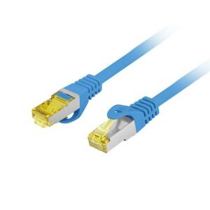 PATCHCORD KAT.6A S/FTP LSZH CU 1M NIEBIESKI FLUKE PASSED LANBERG 114808662 - Kabel