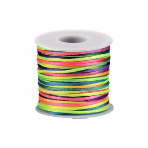 Szatén zsinór kumihimohoz 2 mm átmérőjű, 30 m szivárvány 114811873 - Fonal