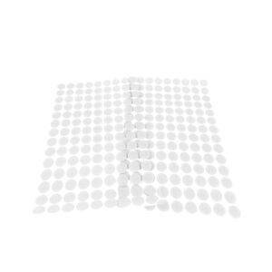 Komplett készlet 126 öntapadó sündisznó pont Chrysalis, pehely és hüvely, 10 mm, Fehér 114812042 - Tépőzár