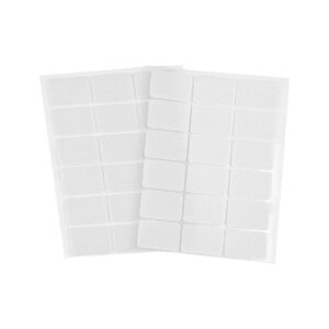 Komplett készlet 18 téglalapból öntapadó sündisznó Chrysalis, pehely és caisson, 25 x 32 mm, fehér 114812044 - Tépőzár