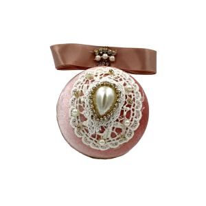 Glob DECORIS culoarea rose din catifea 114812269 - Crăciun