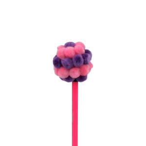 Creion figurină Flori predominant mov 22cm 114812276 - Nonbrand Creioane grafit