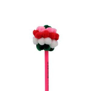 Молив фигурка Цветя предимно в зелено 22cm