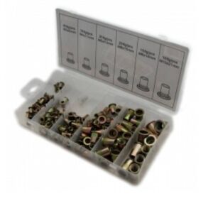 Trusa de 150 piulite nituibile, Hogert, din otel 121733706 - Fixator