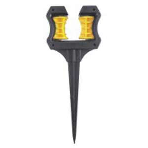 Leszúrható tömlővezető görgő, dupla, műanyag