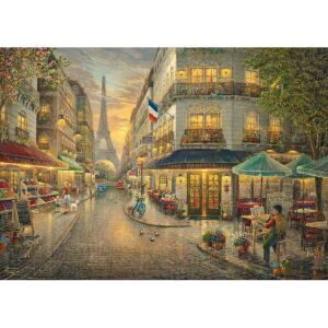 Thomas Kinkade Studios Festői Párizs 1000 darabos fa puzzle befejezett kép - Schmidt