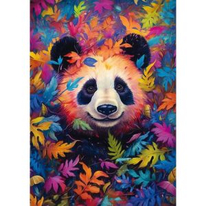 Schmidt Spiele Panda medve a szivárványerdőben 1000 darabos puzzle (59781) 114813975 - Schmidt