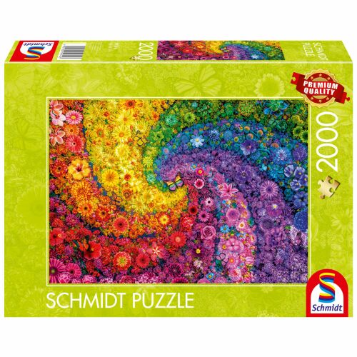 Schmidt Spiele Színes virágörvények 2000 darabos puzzle (59744)