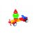 Magformers Stick-O City készlet 16 darabos mágneses építőjáték, autó modell