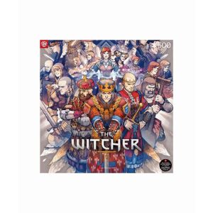 Good Loot The Witcher Regatele Nordice Puzzle 500 de piese, cu personaje din seria populară de fantezie - Puzzle 3D & Puzzle cu burete