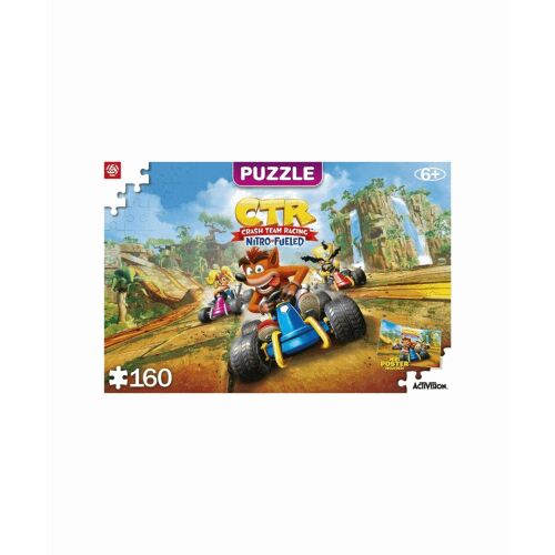 Crash Team Racing Nitro-Fueled 160 darabos puzzle, Good Loot, gyerek puzzle, videojáték puzzle