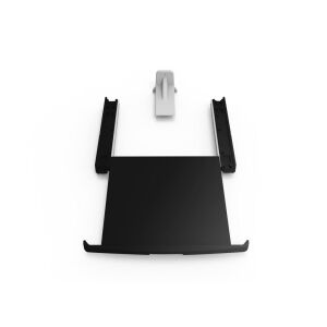 ECG TMK 3B mosógép és szárítógép összeépítő keret fekete - Bontott termék!