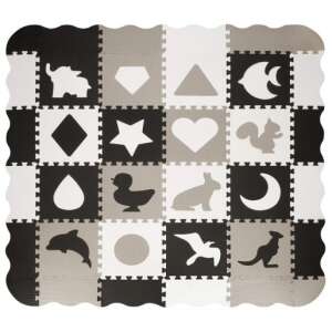 Springos Creative puzzle mat for kids, 150x150 cm, multicolour