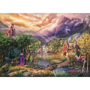 Schneewittchen und die Königin 1000-teiliges Puzzle von Schmidt Spiele Thomas Kinkade Studios Disney Dreams Collection - Puzzle & Rätsel