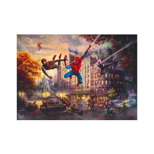 Schmidt Spiele Thomas Kinkade Studios Marvel Spider-Man Végső Szövetség 1000 darabos puzzle kép - Schmidt