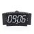 JVC RA-E314B Digital Alarm Clock with FM Radio, front view