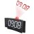 JVC RA-E314B Digital Alarm Clock with Time Projection, angled view