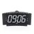 JVC RA-E314B Digital Alarm Clock with FM Radio, front view
