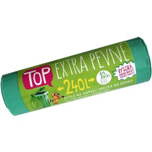 VIPOR LDPE Top Extra szilárd 240 l, 10 db, zöld (8595657600908)