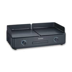 Електрически грил Severin PG 8569 Suave Plancha, черен, 2200 W - Барбекю на маса