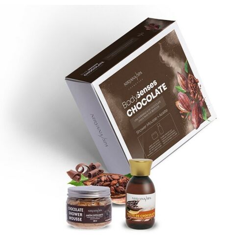 Balíček starostlivosti, čokoládová sprchová pena a čokoládový olej 114821056