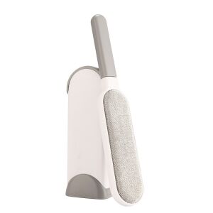 Elektrostatická kefa, flippy, na čistenie vlasov z oblečenia a čalúnenia, 2 strany, samočistiaca, 33 x 7,5 cm, sivá 114821652 - Odstraňovače srsti domácich zvierat