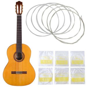Klassische Gitarre Nylon-Saiten 6 Stück 114822624 - Musikinstrumente