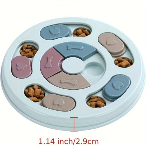 1 Stück interaktives, langsames Puzzle-Spiel für Hunde und Katzen 114822694